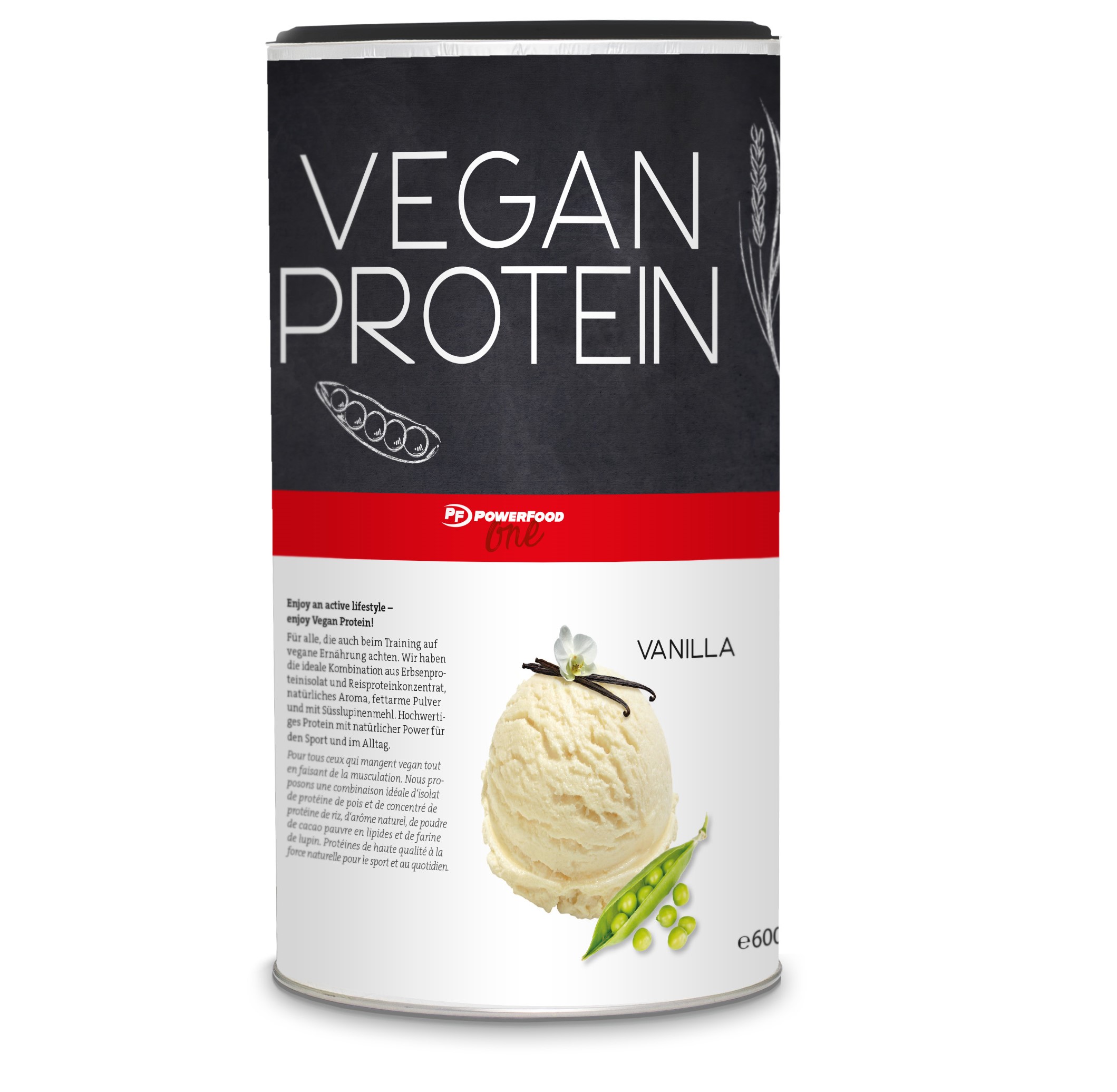 PowerFood One Vegan Protein (600g Dose)