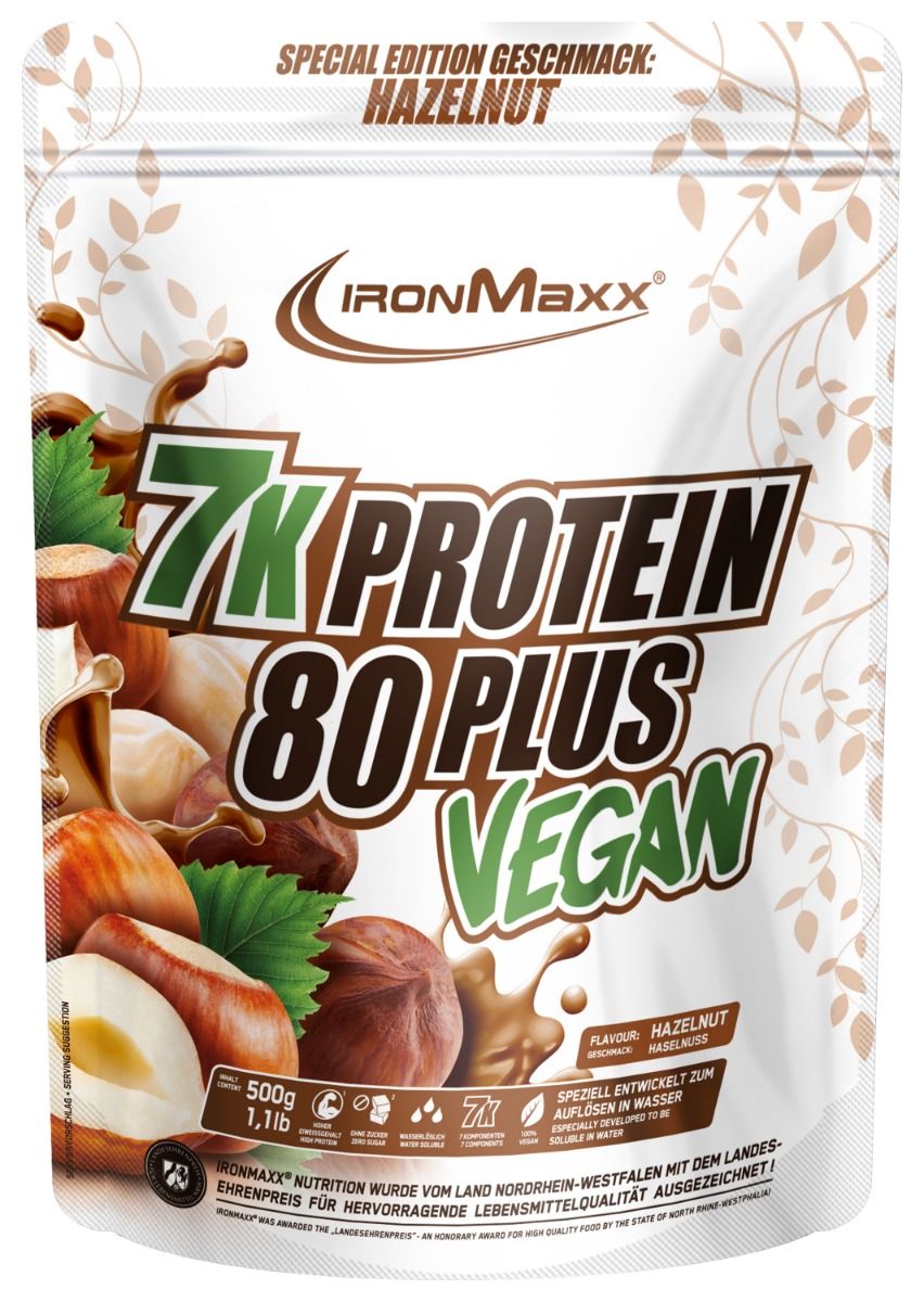 Ironmaxx Vegan Protein 7K - 80 Plus (500G Beutel)