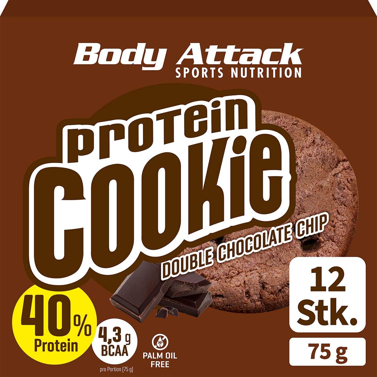 Body Attack Protein Cookie (12 x 75g)