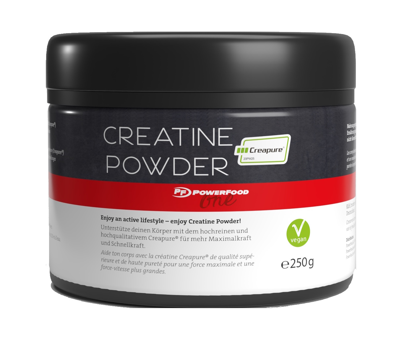 PowerFood One - Creatine Powder (250G Dose, Creapure®)