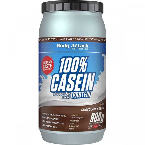 Body Attack 100 % Casein Protein (900g Dose)