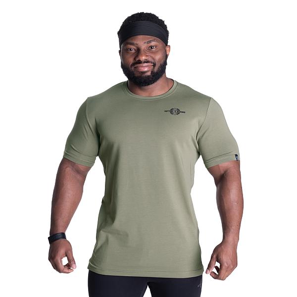 Better Bodies Essential Tapered Tee - Washed Green