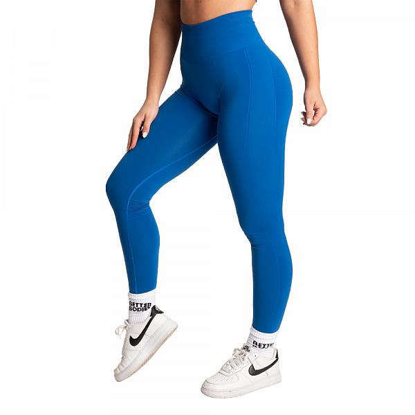 Better Bodies Scrunch Leggings - Cobalt Blue