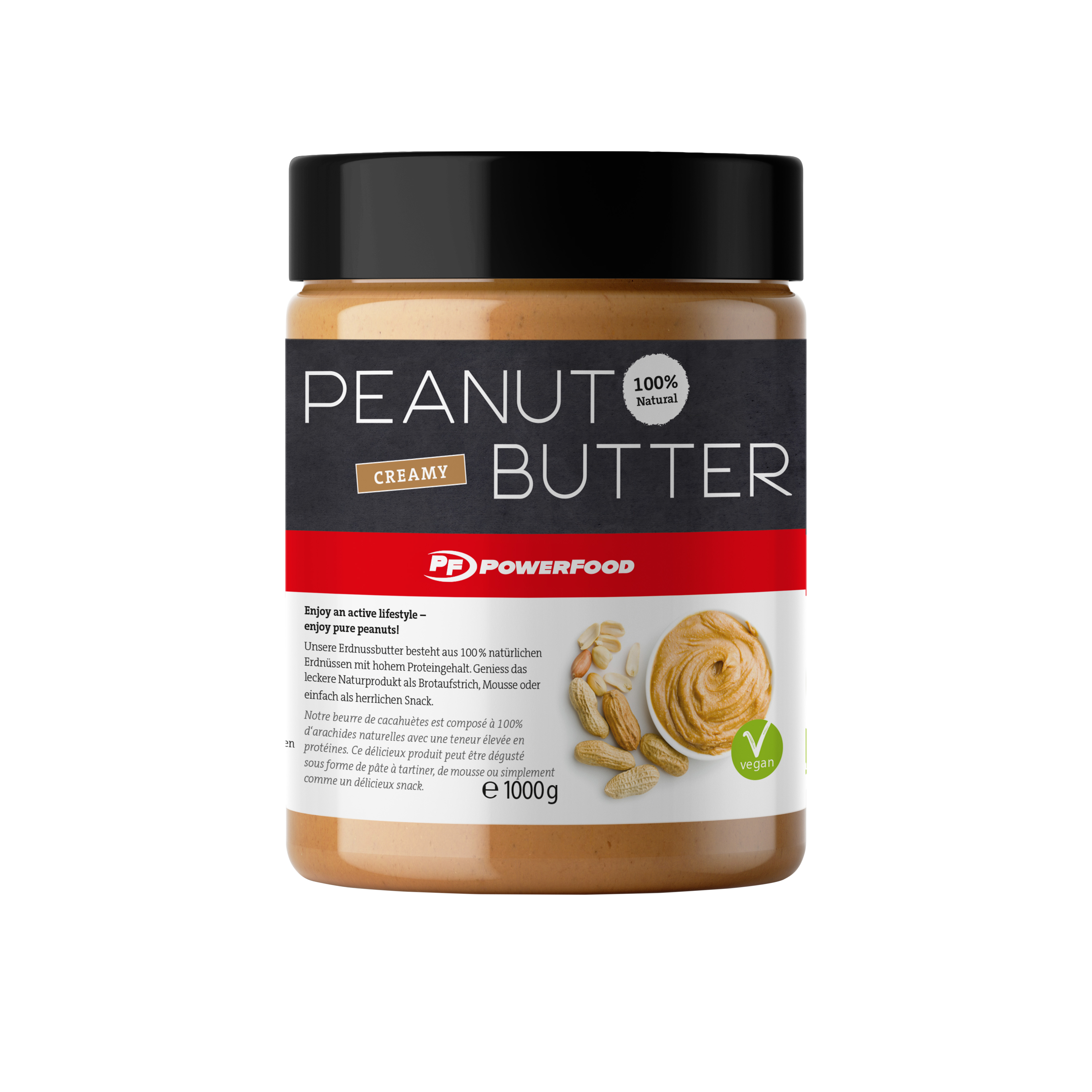 PowerFood Peanut Butter (1000g Dose)