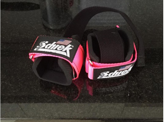 Schiek Model 1000PLS Power Lifting Straps PINK one size