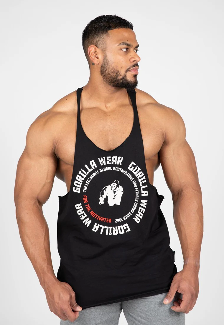 Gorilla Wear Melrose Stringer Tank Top - Schwarz