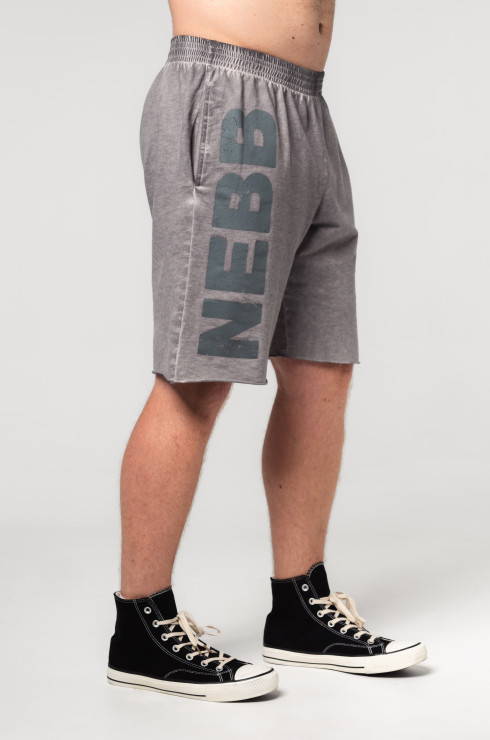 Nebbia Washed-off Sweatshorts 367 - light grey