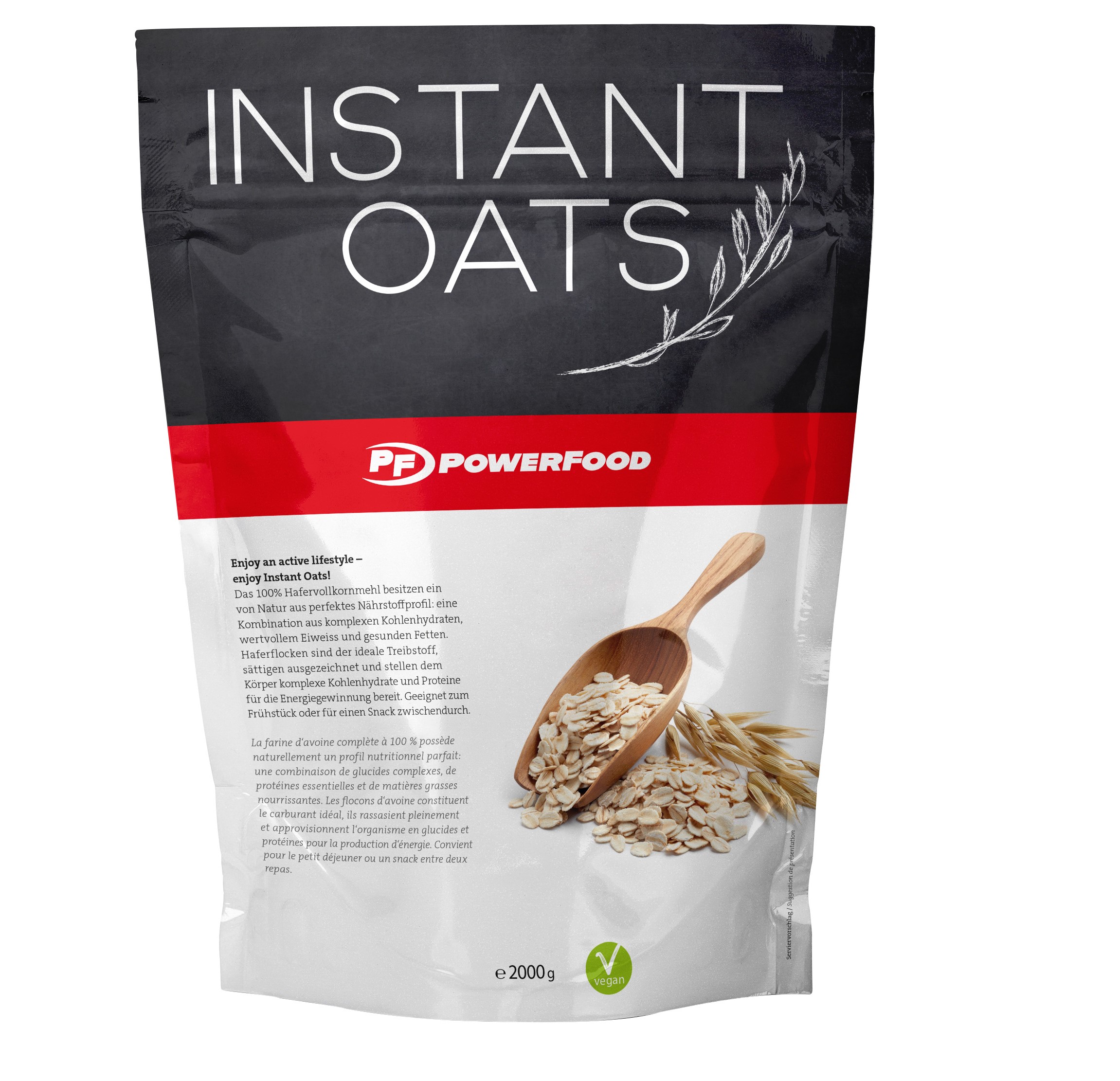 PowerFood One Instant Oats (2000g Beutel)