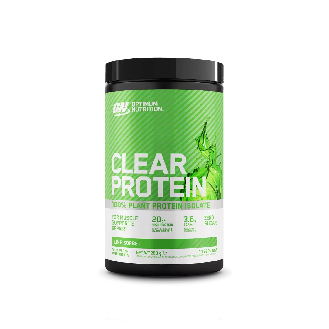 Optimum Nutrition Clear Protein 100% Plant Protein Isolate (280g Dose)