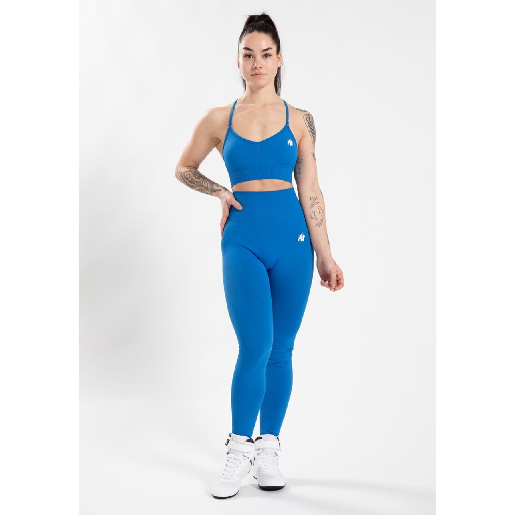 Gorilla Wear Olivia Seamless Sports Bra - blau