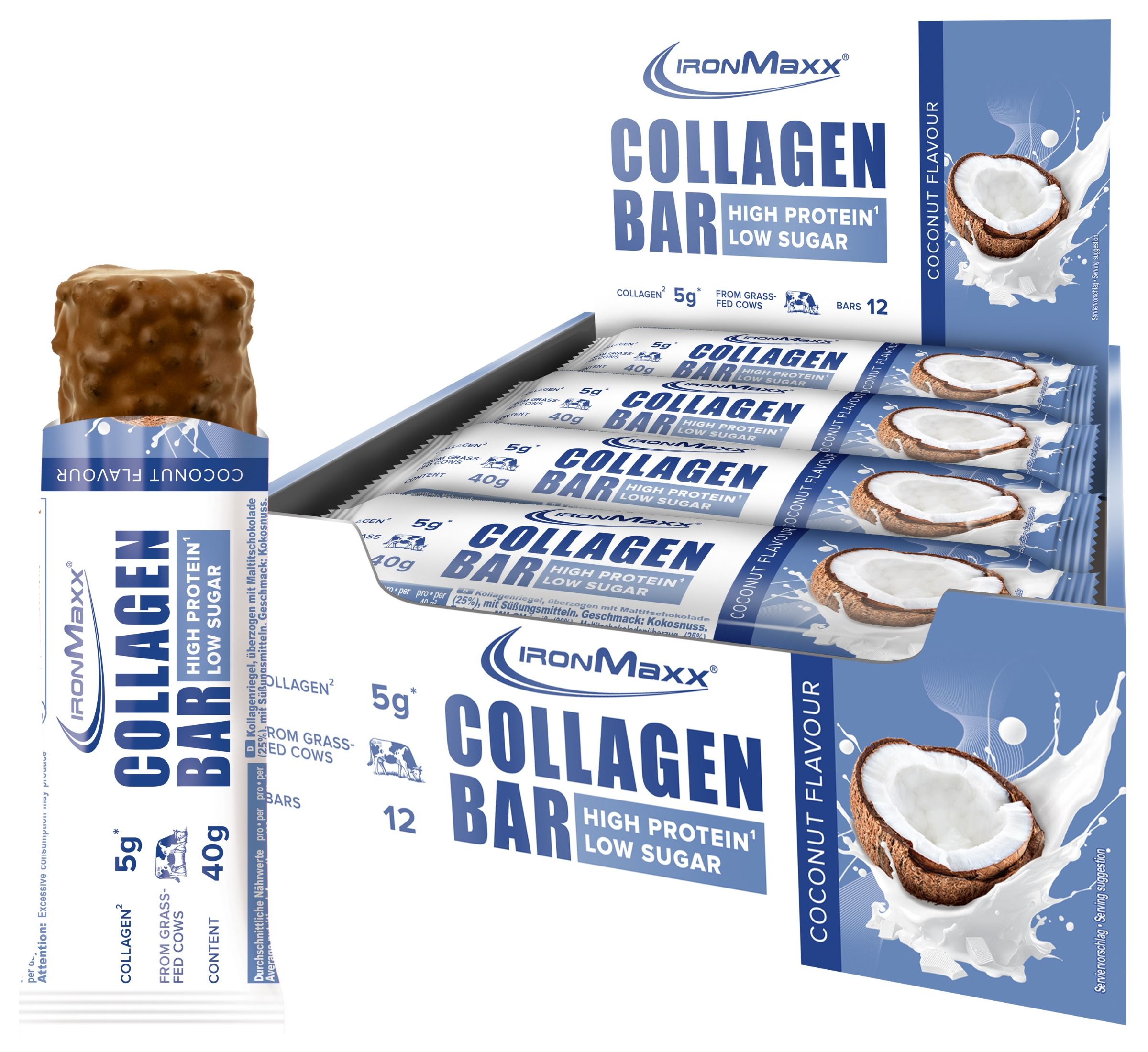 IronMaxx Collagen Bar (12 x 40g)