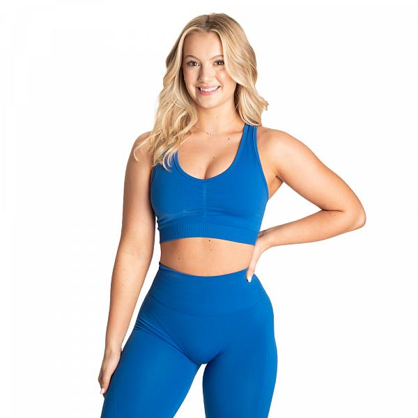 Better Bodies Scrunch Sports Bra - Cobalt Blue