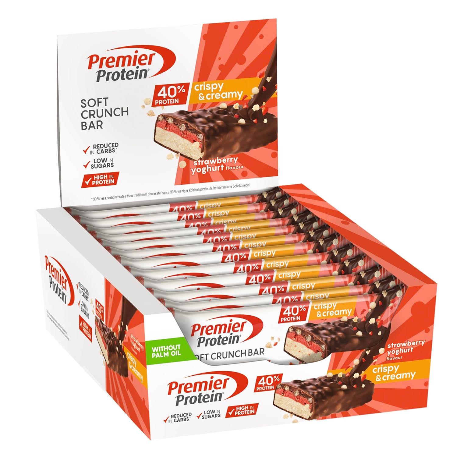 Premier Protein Soft Crunch Bar (12 x 40G)