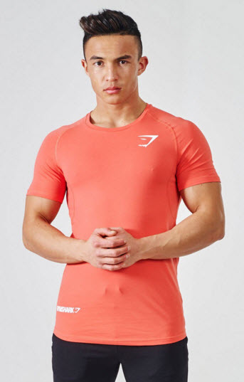 GymShark Form T-Shirt CORAL