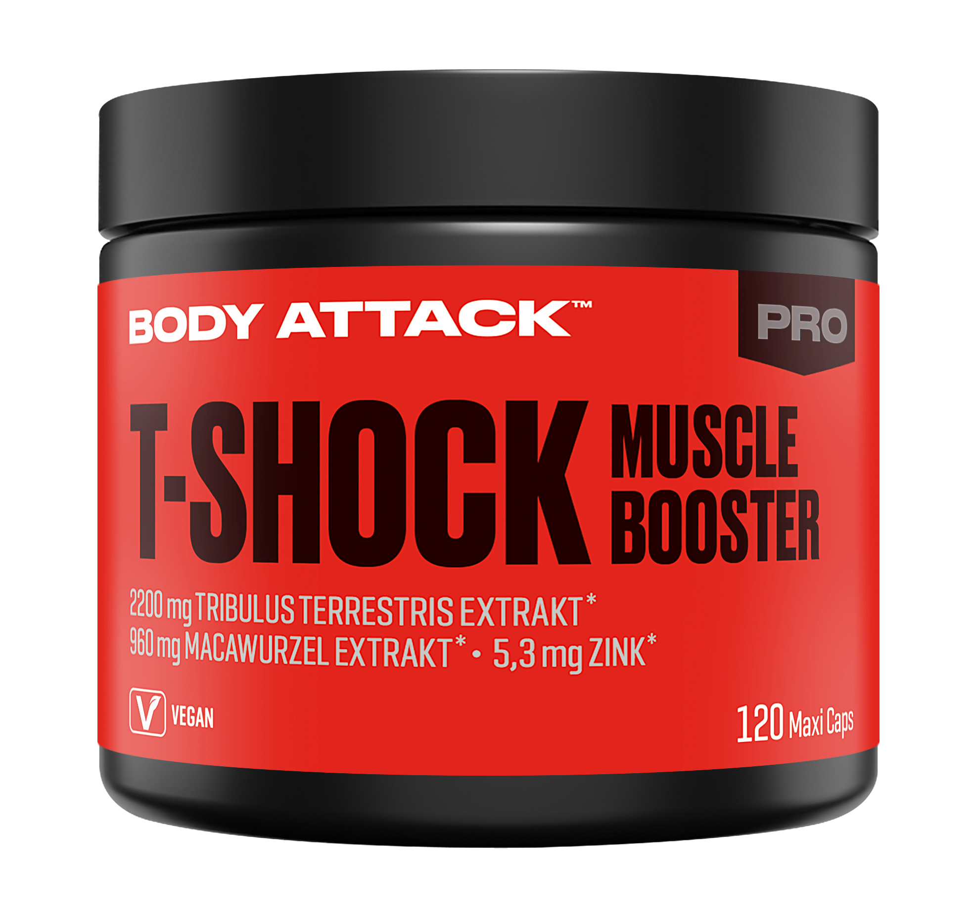 Body Attack T-Shock (120 Caps)