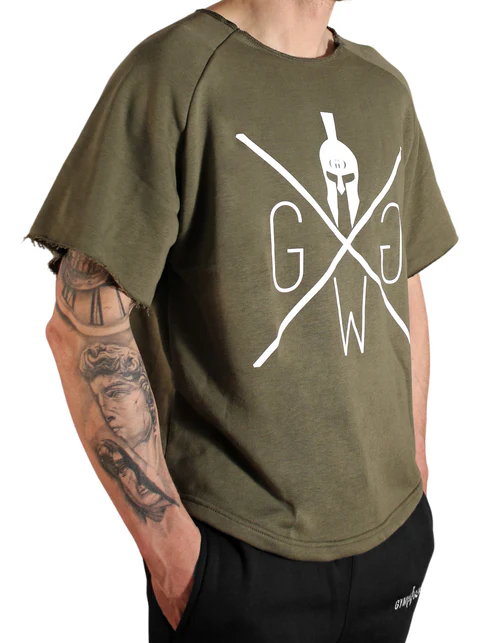 Gym Generation Old School Oversize Shirt - olive