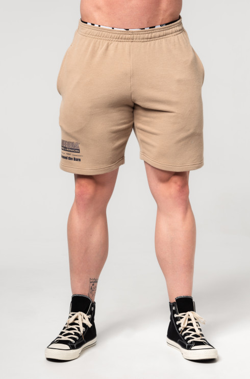 Nebbia Sweatshorts Gym Bro 352 - light brown